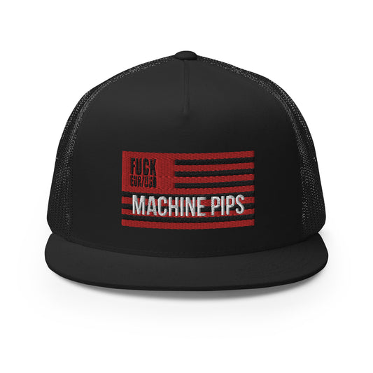 MACHINE PIPS Trucker Cap BLACK/BLACK
